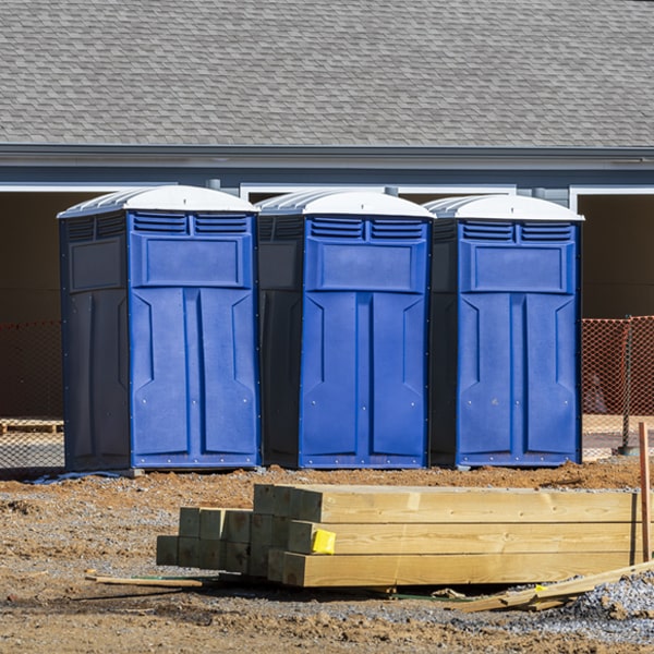 what is the cost difference between standard and deluxe portable toilet rentals in Winterport Maine